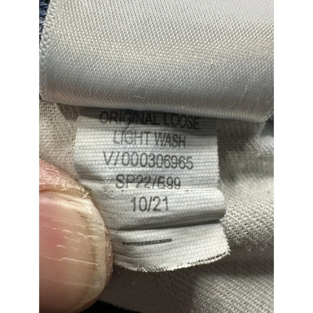 Old Navy Jeans Mens 40x30 (40x27) Light Wash Original Loose Denim Casual Relaxed